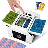 Ykall Kartenmischmaschine – Automatischer Elektrischer Kartenmischer, 1–2 Decks, 2000mAh...