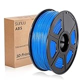 ABS Filament 1,75 mm für 3D-Druck, SUNLU ABS Filament Blau 1,75 +/- 0,02 mm, 1 kg/Spule für FDM...