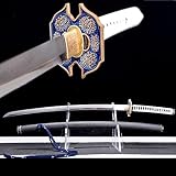 Handgefertigtes Samurai-Schwert,Klinge aus gehärtetem T10-Stahl,traditioneller...