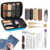 Mixnexorad Leder Näh Set | Leder Näh Nadeln | Vielseitiges Werkzeug Für Lederarbeiten Und...