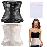 KASURE 2-teiliges Set Waist Trainer Damen, Bauchdeckenstraffung Korsett Damen, Bauchgurt nach Geburt...