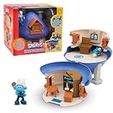 Die Schlümpfe, Handys Haus Spielset mit verwandelbaren Möbeln und Stickern, enthält 2 exklusive...