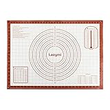 Antihafte Backmatte/Backunterlage Silikon Groß 71x51cm, Rutschfeste Teigmatte Ausrollmatte...