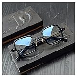 Reading Glasses Mode Retro-Lesebrille mit Viereckiges Gestell, Blaulichtfilter Computerbrille mit...