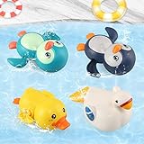 LinStyle Baby Badespielzeug, 4 Pack Badewannenspielzeug, Wasserspielzeug Baby Bade Bad Schwimmen...