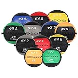 KG7HQRP Medizinball aus genähtem PU, Gewichtsball, Fitness-Trainingsball, Wallballs (9 kg, 6 kg)
