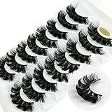 KOKAY Falseche Wimpern 8 Paar KüNstliche Wimpern Russian Strip Eyelashes False Lashes Fake...