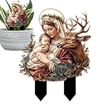 Dekorative Gartenstecker aus Acryl, wasserdicht, Gartendekoration, Outdoor-Statuen, multifunktional,...