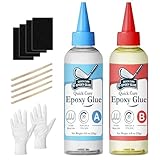INNOVAYOU Schnell Golf Epoxidharz Kleber 8.8 oz, Transparentes Golf Epoxy Kleber,...