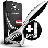 VALUXE® Premium Sparschäler mit scharfer Edelstahl Klinge & rutschfestem Griff - Handlicher...