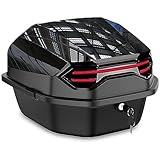 ABESTME Motorradkoffer Topcase, Topcase für Roller, Motorrad Daily Tail Box Trunk Carrier...