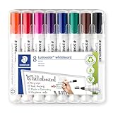STAEDTLER Whiteboard-Marker Lumocolor, trocken und rückstandsfrei abwischbar von Whiteboards, ca. 2...
