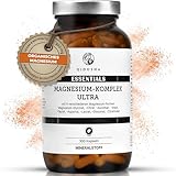 QIDOSHA® Magnesium Komplex hochdosiert, 300 Kapseln im Apothekerglas, 9 Magnesium-Formen mit sich...