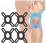 Waltonalice 8 Stück Kinesiotapes Knie vorgeschnitten sporttape kinesiotapes Physio Tape...
