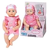 Baby Annabell My First Bath, weiche Badepuppe mit Stoffkörper und Schlafaugen mit Badeanzug und...