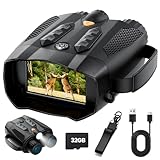 Nachtsichtgerät Jagd Militär 4K: Fernglas Nachtsichtgeräte für Camping - Infrarot Kamera 10X...