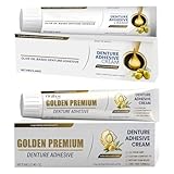 2 Stück Zahnprothesen Haftcreme (Je 68 G), Prothesenkleber, Zahnprothesen-Haftmittel, Zahnkleber...