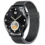 Smartwatch Herren mit Telefonfunktion, 1.32' AMOLED Display, Armbanduhr Uhren mit SpO2 Herzfrequenz...