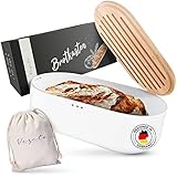 Vezato Brotbox – Nachhaltiger Brotkasten für lange Frische – Extra großer Brotkorb mit...