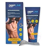 Deepline Enthaarungscreme Intimbereich 100ml I effektive Intim, Männer mit Aloe Vera & Shea Butter...