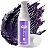 Lila Zahnpasta für Zahnaufhellung,Purple Zahnaufhellung Zahnpasta, Lila Zahnpasta Whitening,...