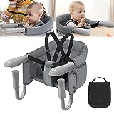 LZQ Tischsitz Baby 6-36 Monate Sitzerhöhung Babystuhl Faltbarer Boostersitz Babysitz für 2-8cm...
