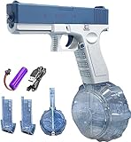 Elektrische Wasserpistole für Erwachsene und Kinder, Max Range 32ft Super One-Touch Automatische...