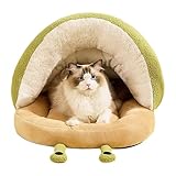 Katzenbett für Hauskatzen, gemütliches Schneckenpantoffel, Hundehütte, niedliches weiches Haus,...
