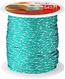 kwb Maurerschnur 100 Meter, 1,2 mm Stärke, grüne Nylon-Richtschnur - Reißfest, dehnbar und...