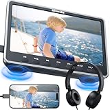 GOnavidio 12,5 Zoll DVD-Player Auto mit HDMI-Eingang, Kopfhörer, Montagehalterung,...