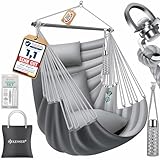 KESSER® Hängesessel Haiti 150kg Traglast, Hängestuhl 360° Drehung, Hängeschaukel Indoor-Outdoor...
