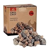 Lavasteine 6kg zum Grillen Nachfüllpackung für Lavastein-Gasgrills | Für Gasgrill, Backofen,...