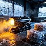 Suusolny Mobiler Diesel Heizkanone Ölheizung Heizgebläse Diesel Bautrockner 20 kW mit Thermostat &...