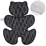 storchenbeck 3D-Mesh Babyeinlage – Atmungsaktives Neugeborenen-Kissen für Kinderwagen, Babyschale...