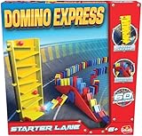 Domino Express Starter Lane, Konstruktionsspielzeug ab 6 Jahren, Domino Spiel mit Dominosteinen für...