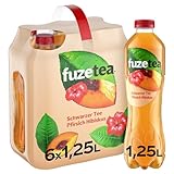 Fuze Tea Schwarzer Tee Pfirsich Hibiskus - Fusion aus Tee, Saft und Kräutern mit Kombination aus...