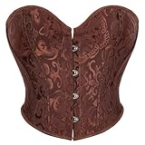 Korsett Damen Tops Karneval Kostüm Satin Floral Corsage Bustiers Vintage Corsette Mittelalterliche...