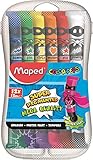 Maped M810520 - Gouache-Farben Color'Peps in Kunststoffbox, mehrere Farben, 12 x 12 ml