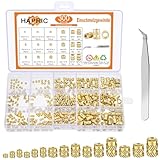 300 Stück Gewindeeinsatz, M2/M2,5/M3/M4/M5/M6 Schmelzgewinde Einschmelzgewinde Einpressmuttern für...