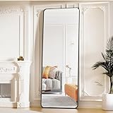 Koonmi Standspiegel mit abgerundeten Ecken, 53 x 163 cm runden Ecken Ganzkörperspiegel mit...