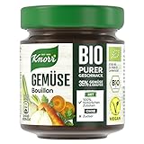Knorr Gemüse Bouillon Bio purer Geschmack mit 35% Gemüse und Kräutern 100 g 1 Stück