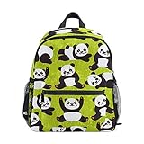 My Daily Kinder-Rucksack, niedlicher Panda-Doodle Kindergartentaschen für Vorschulkinder,...