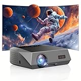 Smart Beamer 4K YouTube Zertifiziert, HDR LED Beamer Heimkino 1800 ANSI Tageslicht, Android TV...