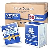 [NEU] SEVEN OCEANS - DAS ORIGINAL - Notfallnahrung [6x500g] + extra Vitamine I Extrem lang haltbarer...