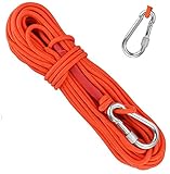 Kletterseil Hochfeste Sicherheitsseile Lang 20m Durchmesser 6mm Statisches Seil Outdoor Rettungsseil...