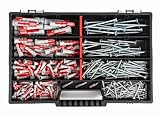 Gramsch Befestigungssortiment Fischer DuoPower Dübel + Torx Schrauben + Bits 277 TEILIG 5x25 6x30...