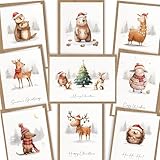 LOViLEE Christmas Card Set - Snow Animals