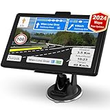 Jimtour GPS Navigationsgerät für Auto LKW 2024 - LKW Navi Auto 7 Zoll LKW Navigation für Auto mit...