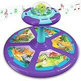 FOR21JOYS Drehstuhl für Kinder,Sit and Spin Dish, Spun Stuhl,Sensory Balance Training...