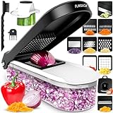 Gemüseschneider Mandoline Gemüsehobel - Gemüse Schneider Gurkenhobel Zwiebelschneider...